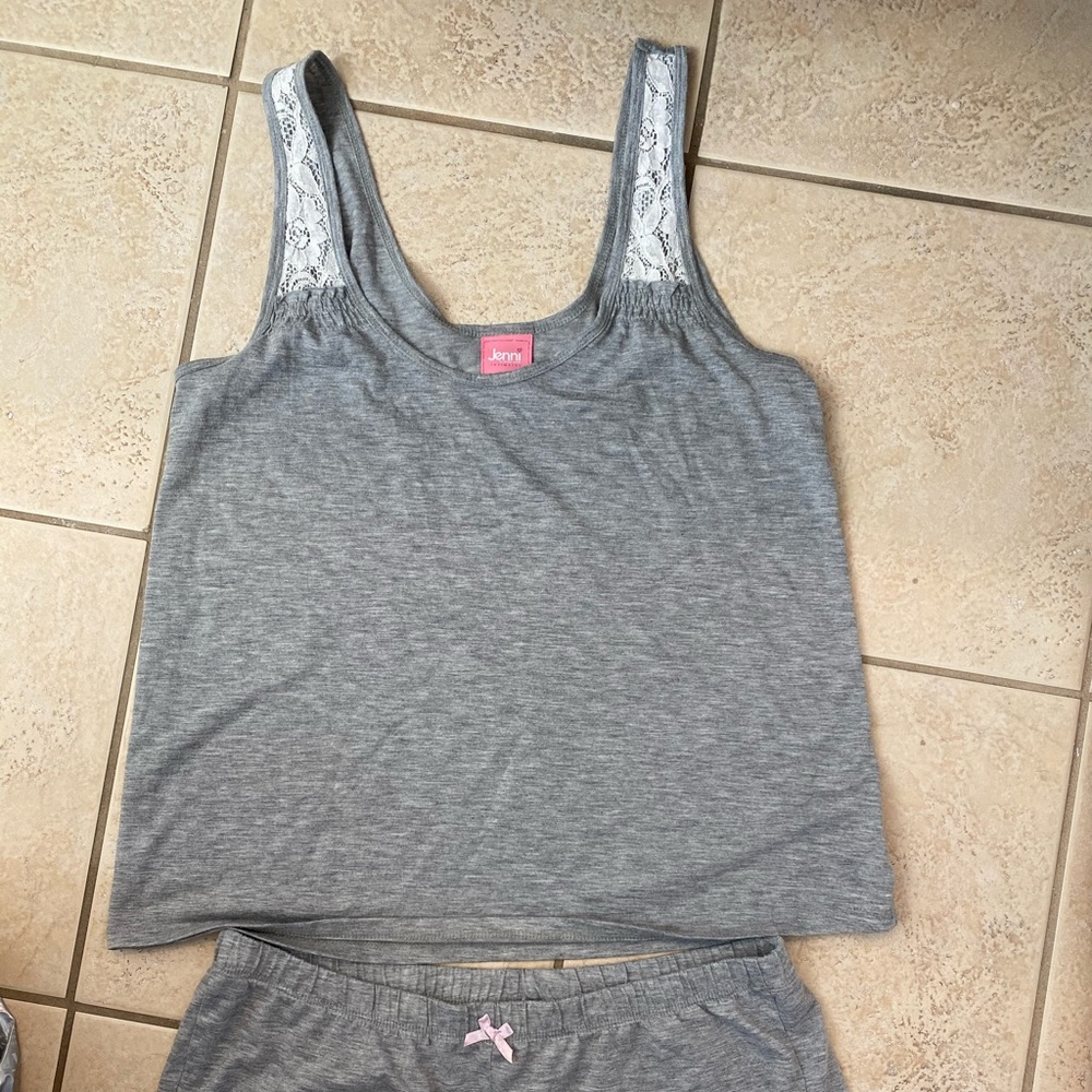 Gray pajama set